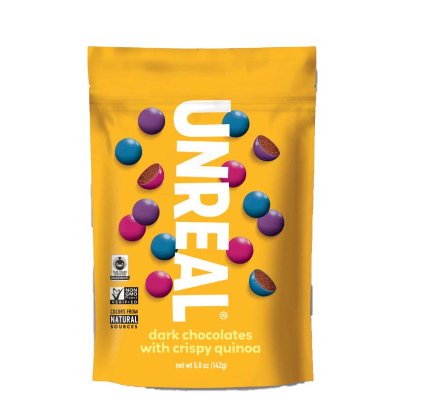 unreal dark chocolate gem candies