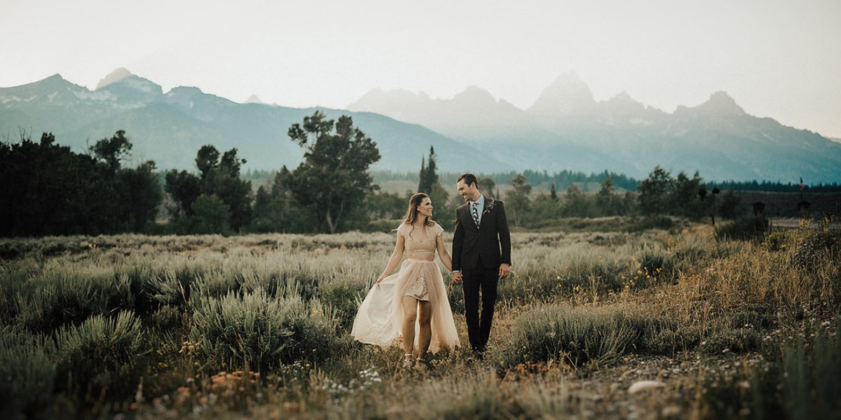 Grand Teton Wedding Green Wedding Shoes