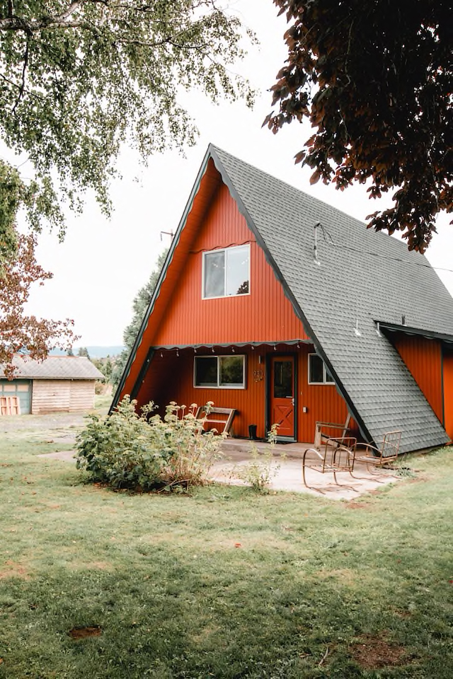 Red A-Frame