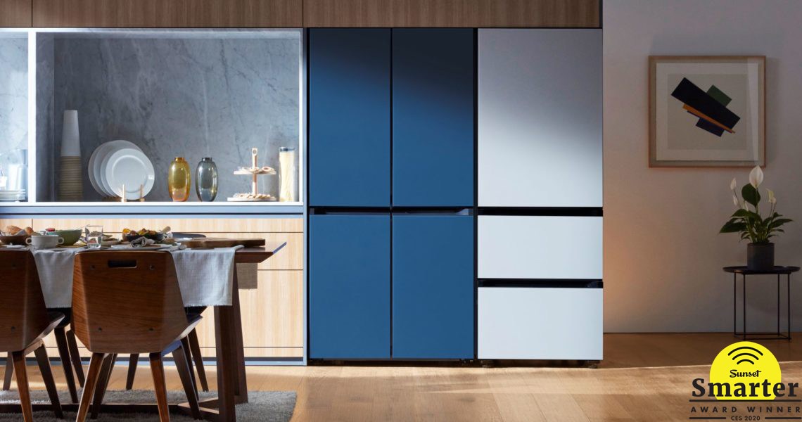 Samsung Bespoke Fridge with Smarter Icon