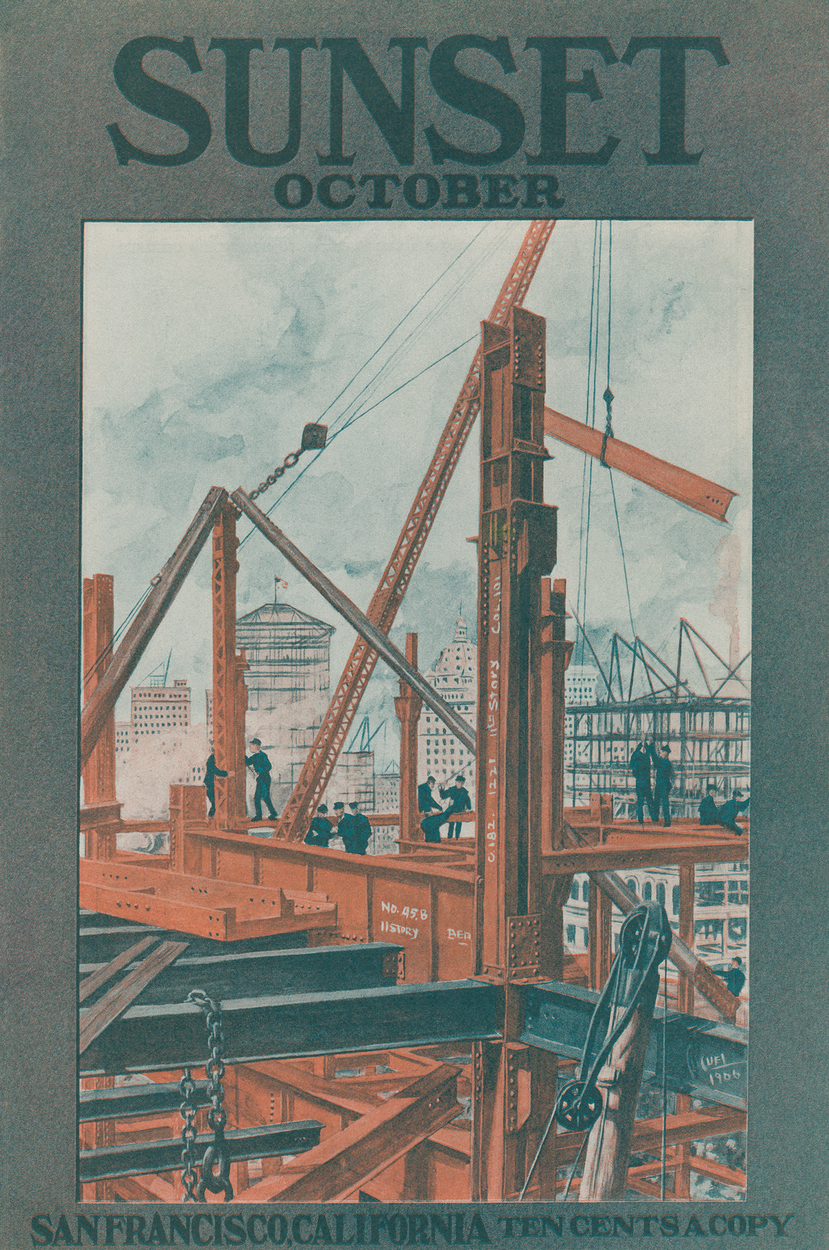 Rebuilding San Francisco October 1906 Cover