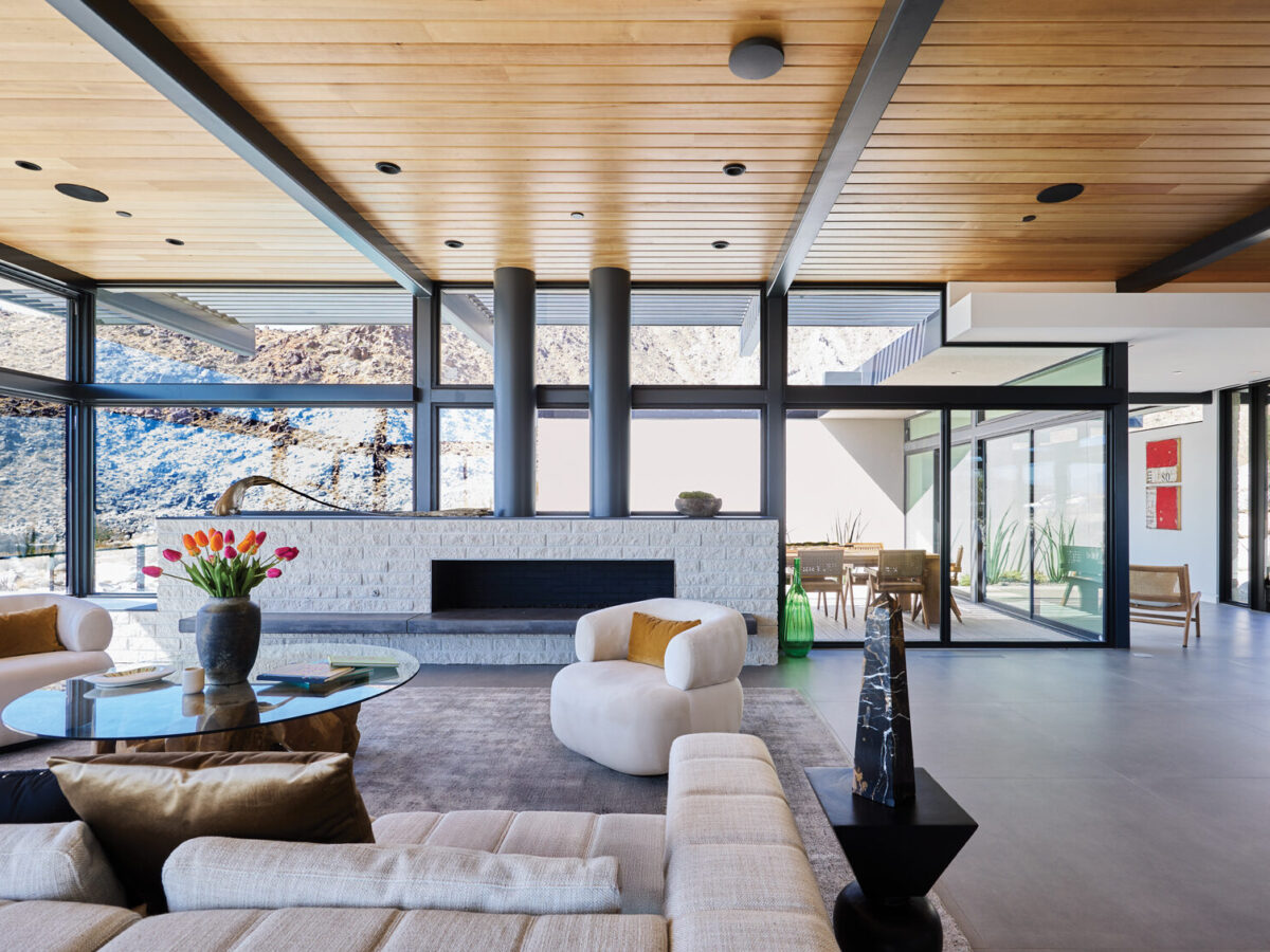Idea House Palm Springs Living Space
