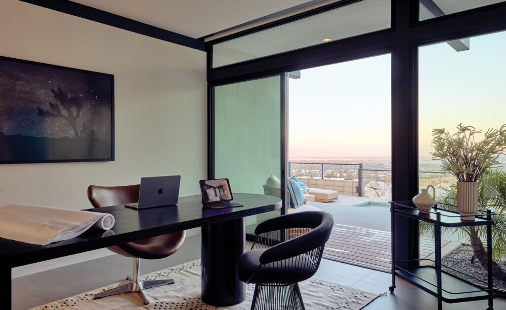 Palm Springs Office with View