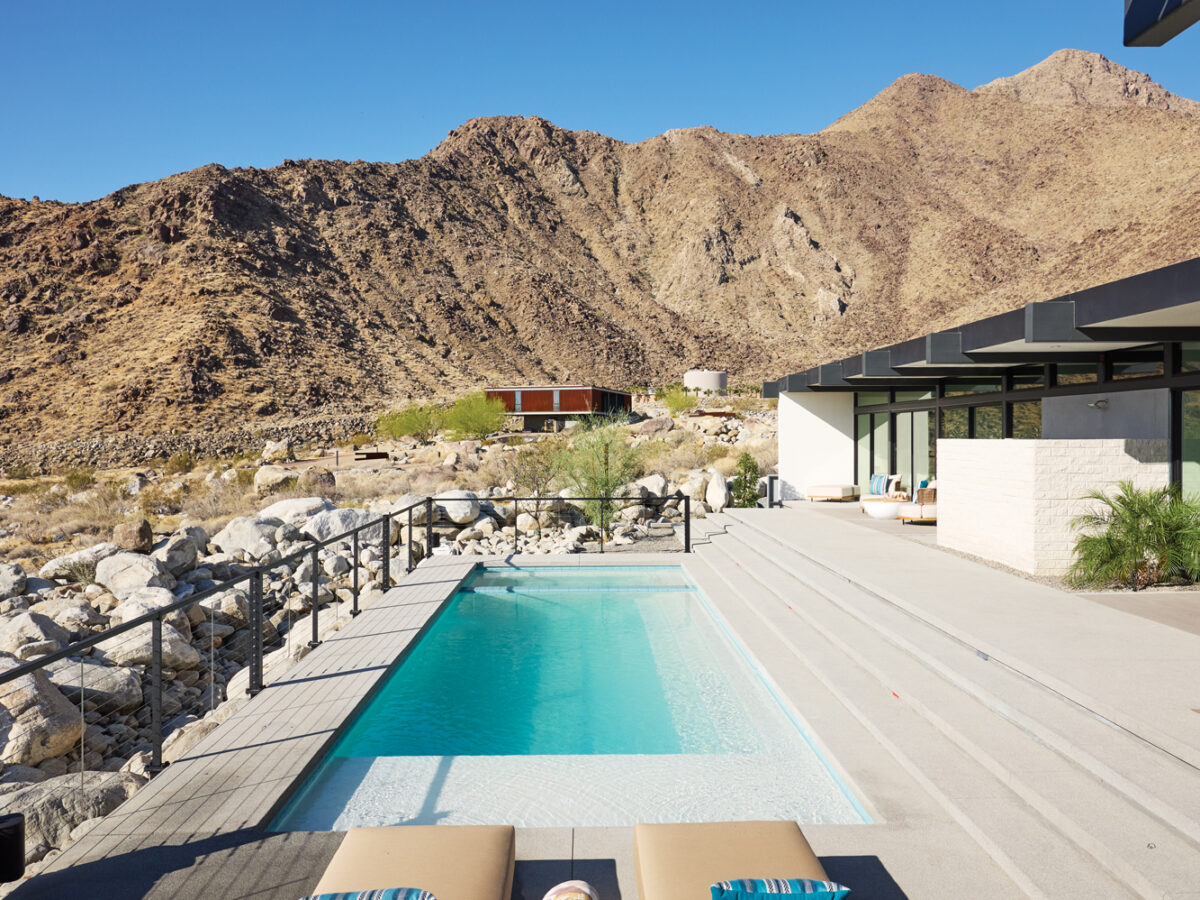 Palm Springs Pool with Trex Decking