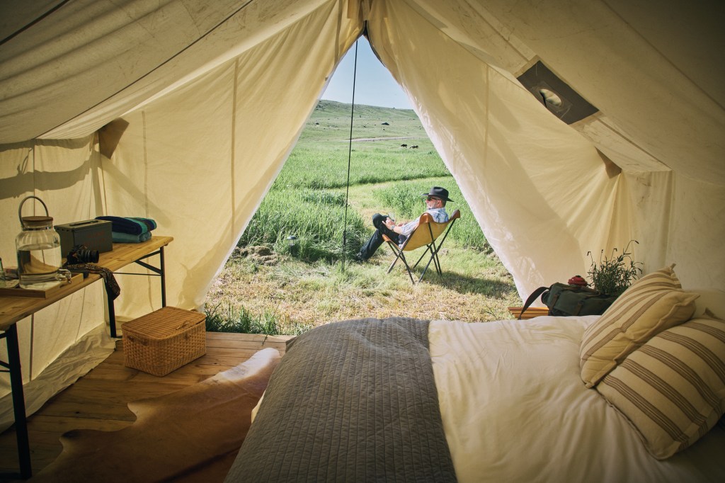 Glamping Tent Interior