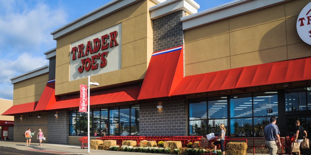The exterior of a Trader Joe's