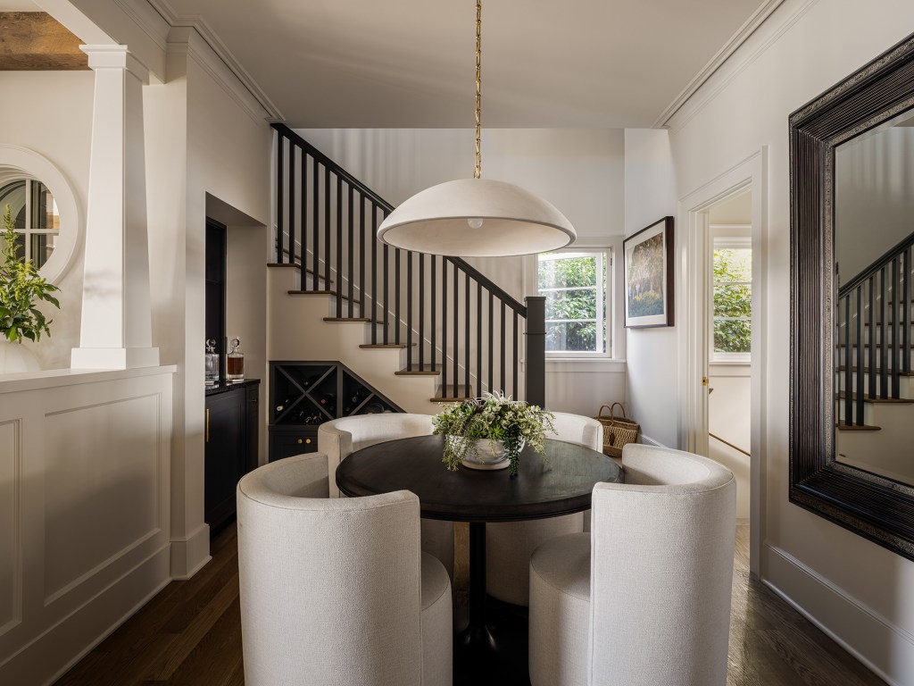 Dining Room Seattle Nautical House by Dyna Builders