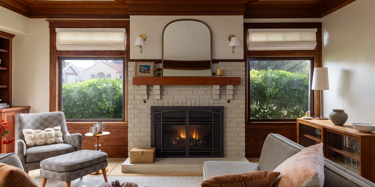 Living Room Fireplace SF Craftsman by Refresh Your Space