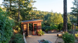 Christiana Drewry San Geronimo Garden Greenhouse Exterior
