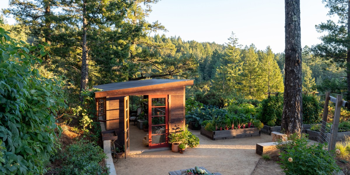Christiana Drewry San Geronimo Garden Greenhouse Exterior
