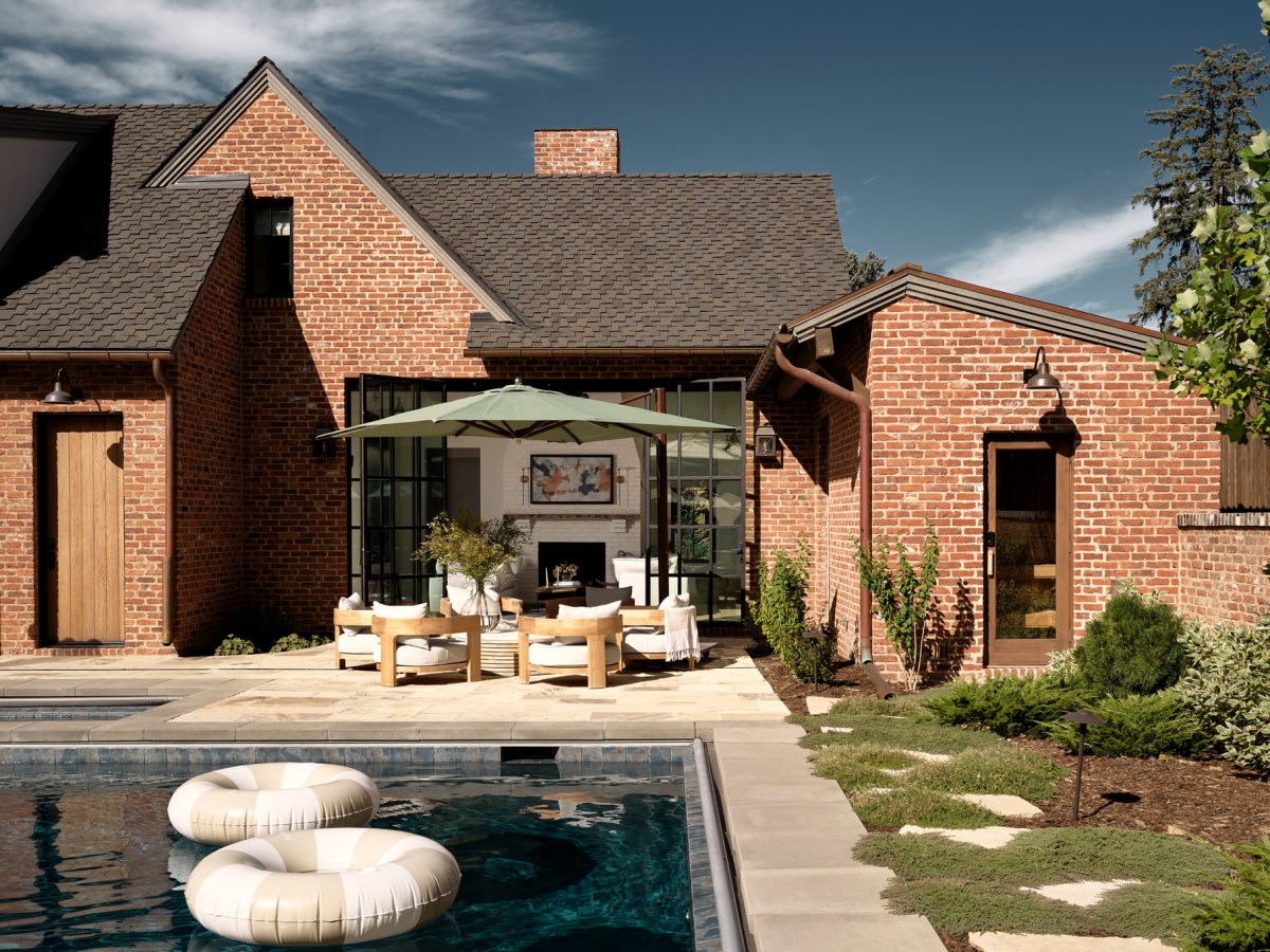 Denver Tudor Remodel Pool Patio