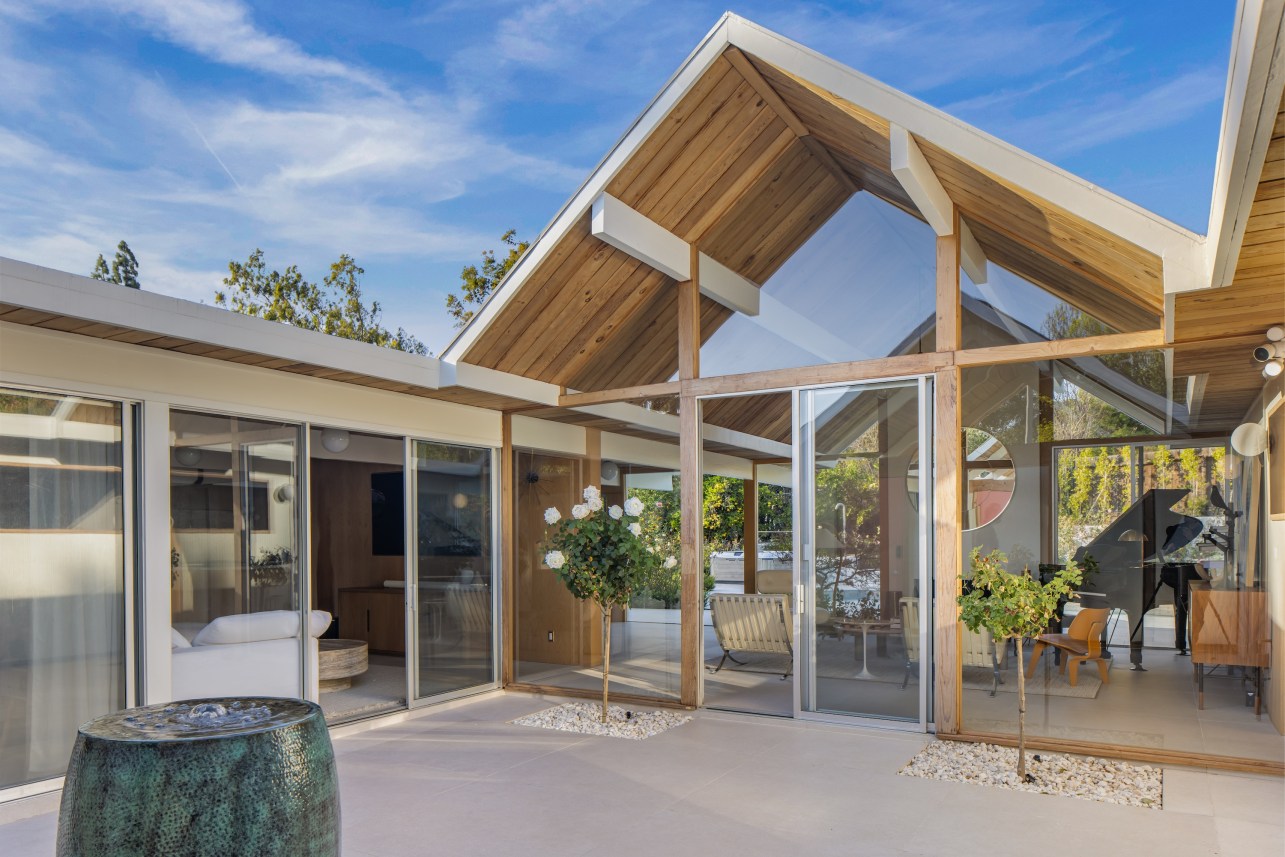 This Double A-Frame Eichler Was Carefully Renovated to Preserve the Home’s Architectural Integrity—and Now It's for Sale