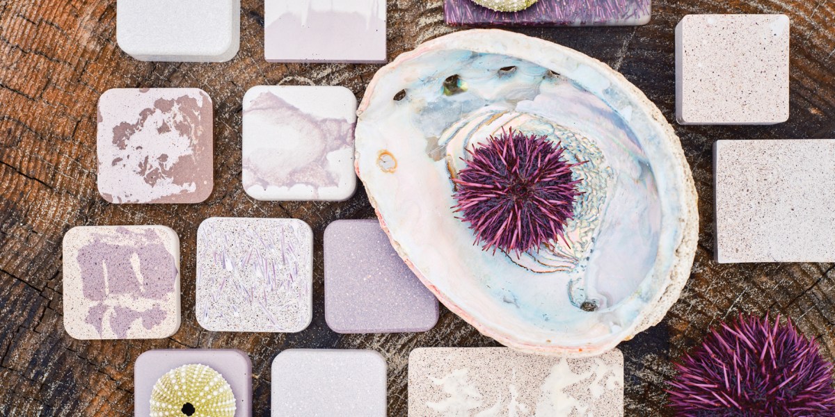 Examples of urchinite tile