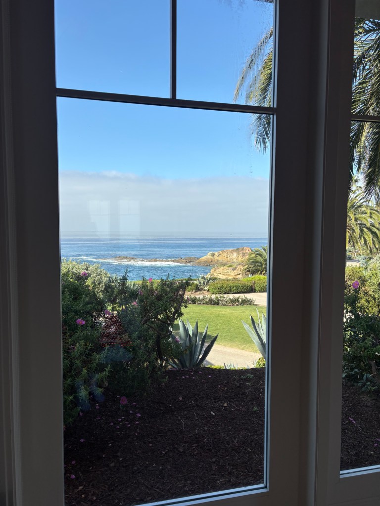 The view from the Movement Studio at the Montage Laguna Beach