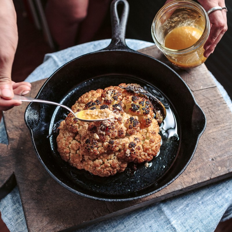 We Can’t Stop Making This Easy Whole-Roasted Cauliflower