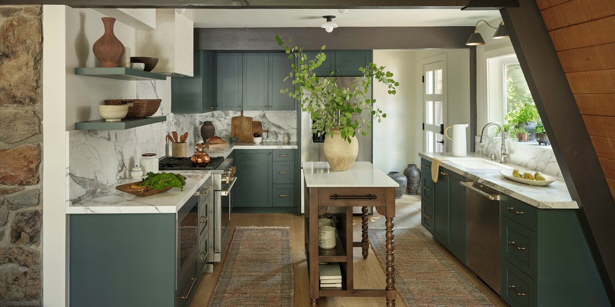Overview A-Frame Kitchen by Andrea Lackie