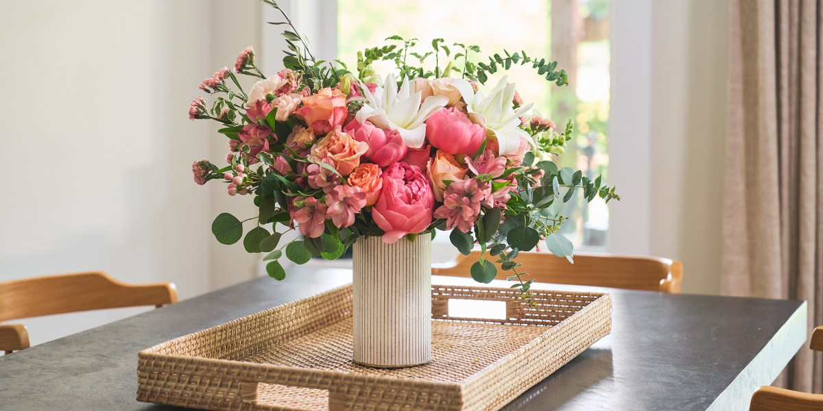 Farmgirl Flowers Hand Tied Bouquet with Peonies