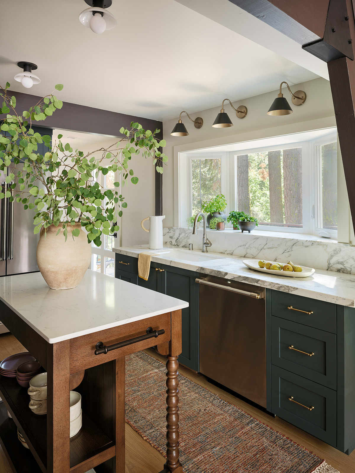 Island A-Frame Kitchen by Andrea Lackie