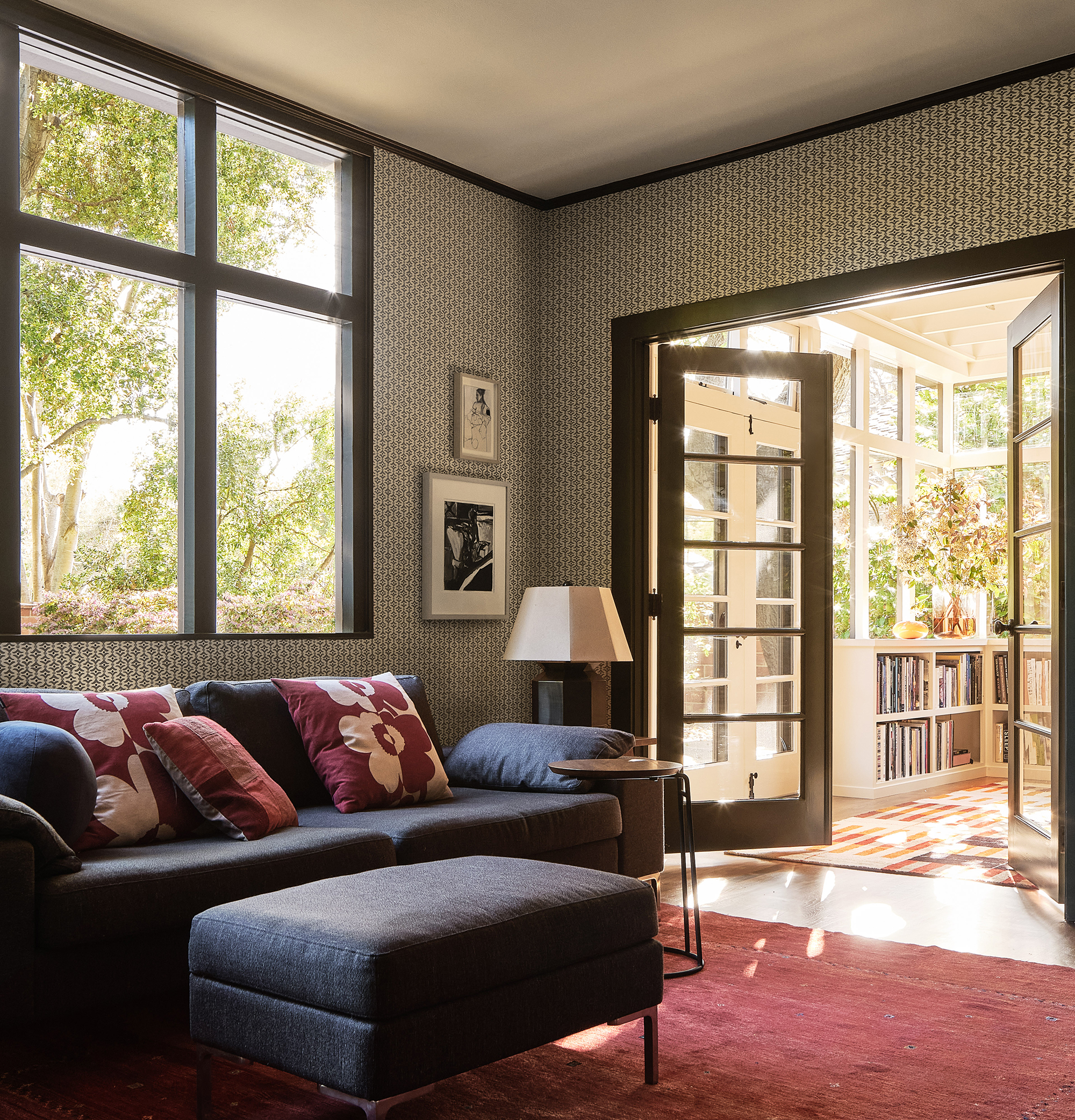 Den in Palo Alto House by Chantal Lamberto