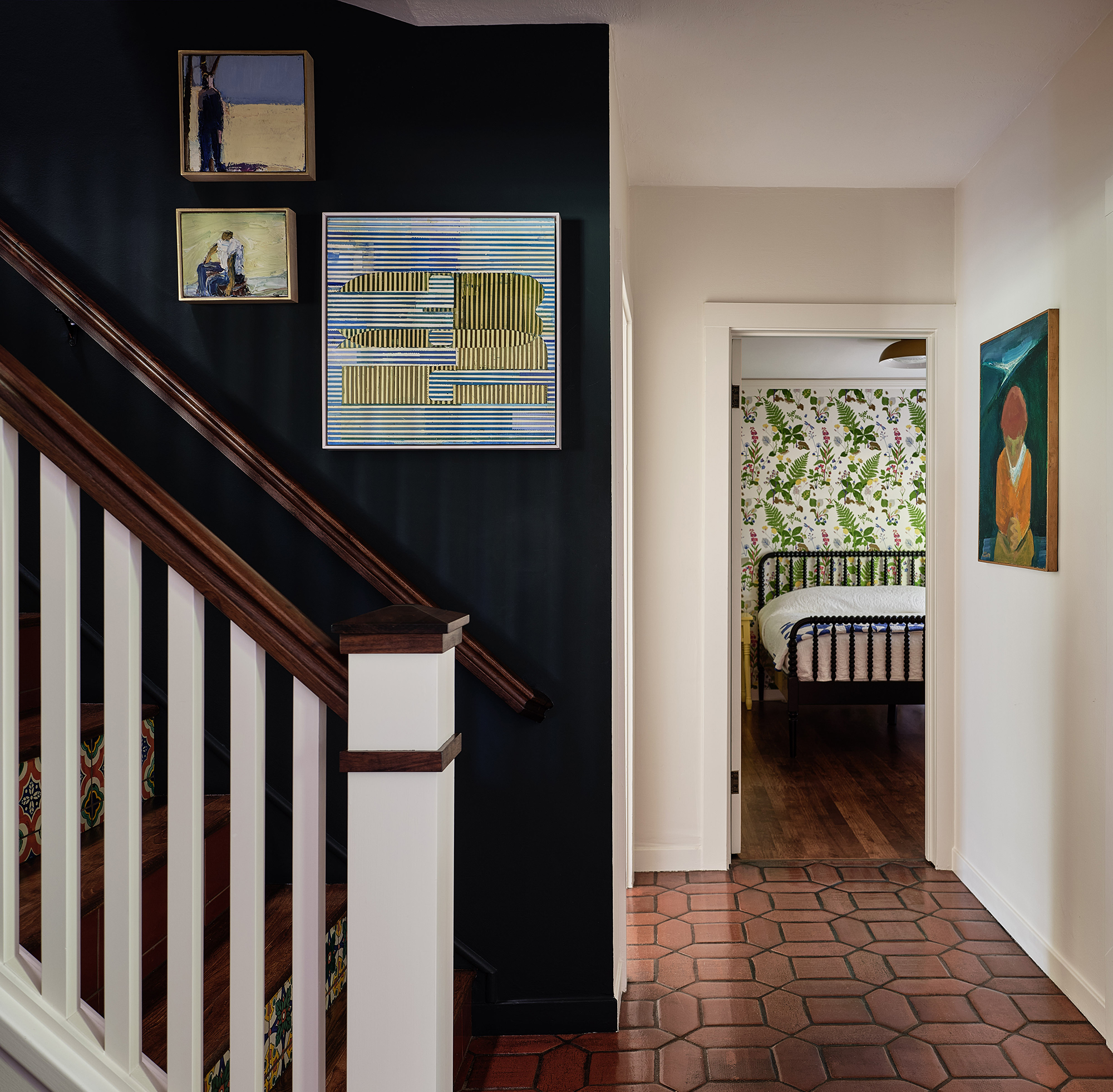 Stairs in Palo Alto House by Chantal Lamberto