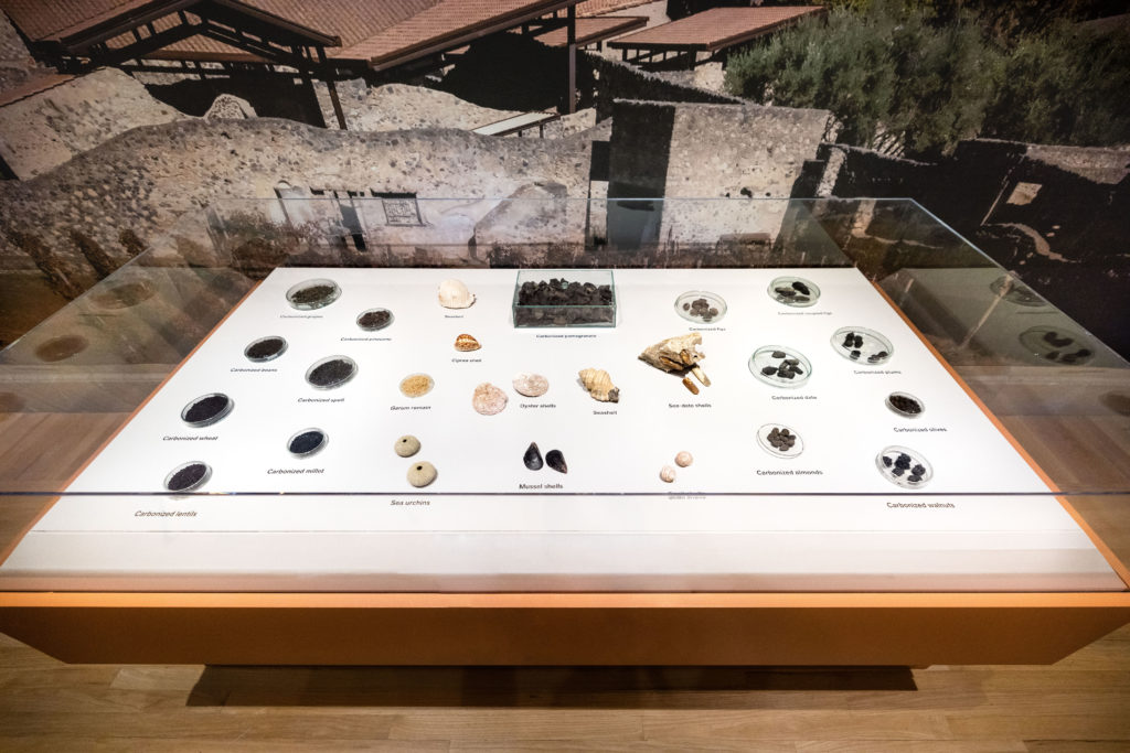 Last Supper in Pompeii: From the Table to the Grave" installation at the Legion of Honor museum in San Francisco Photography by Gary Sexton. Image courtesy of the Fine Arts Museums of San Francisco