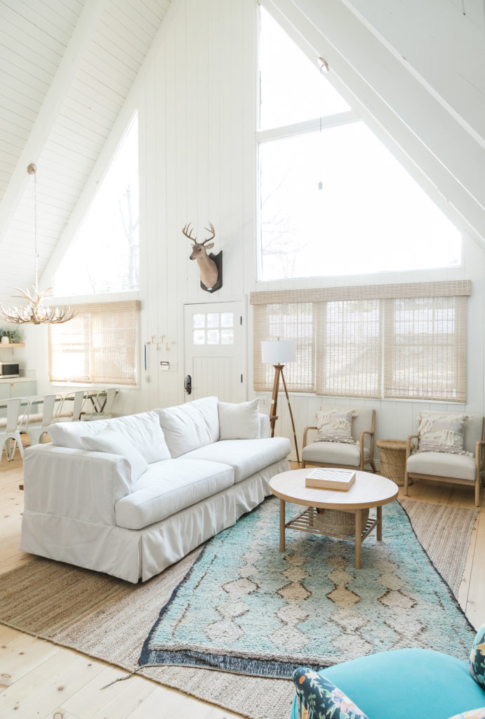 Wilson Haus A-Frame Living Room