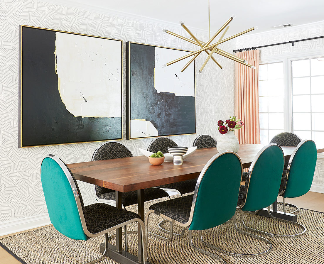 LA Ranch Home Dining Room