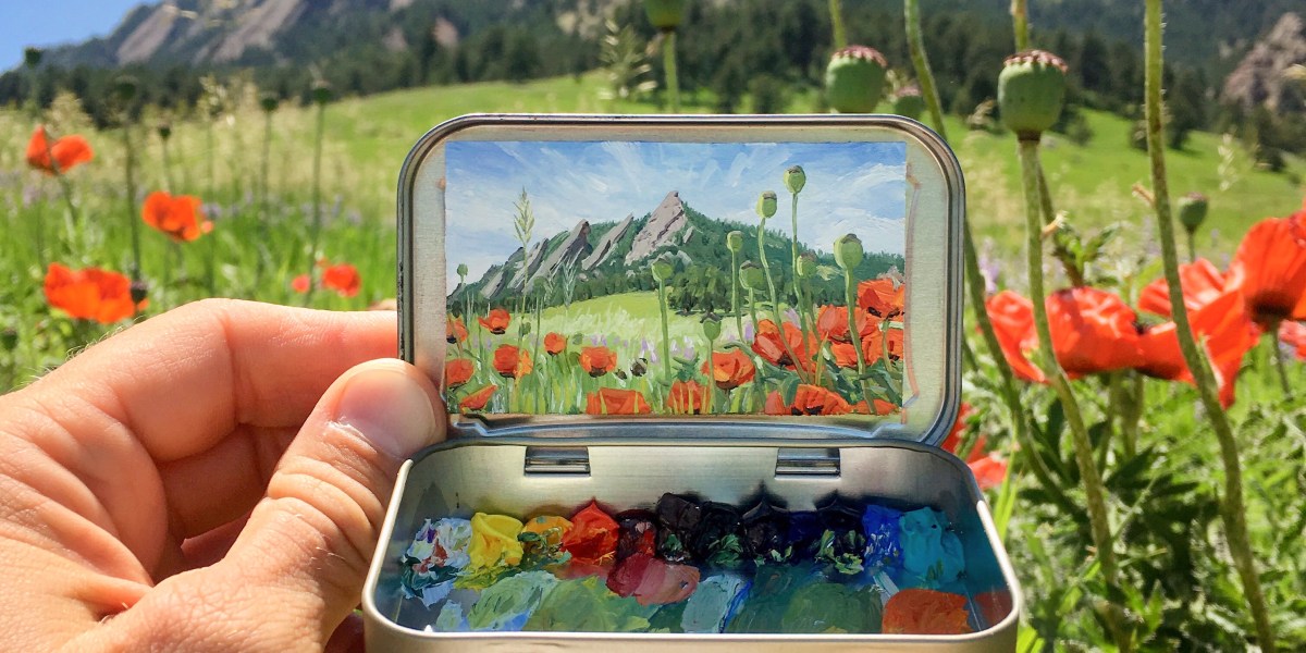 This Colorado Artist Is Painting Western Landscapes Inside Altoids Tins