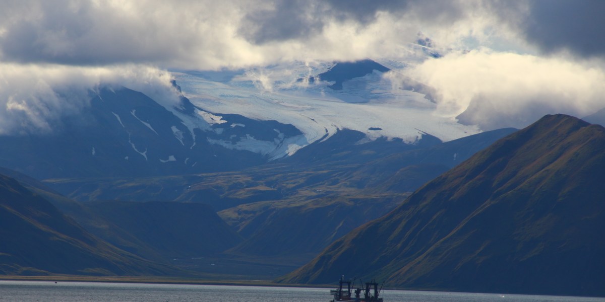 Unalaska Island in the Aleutians