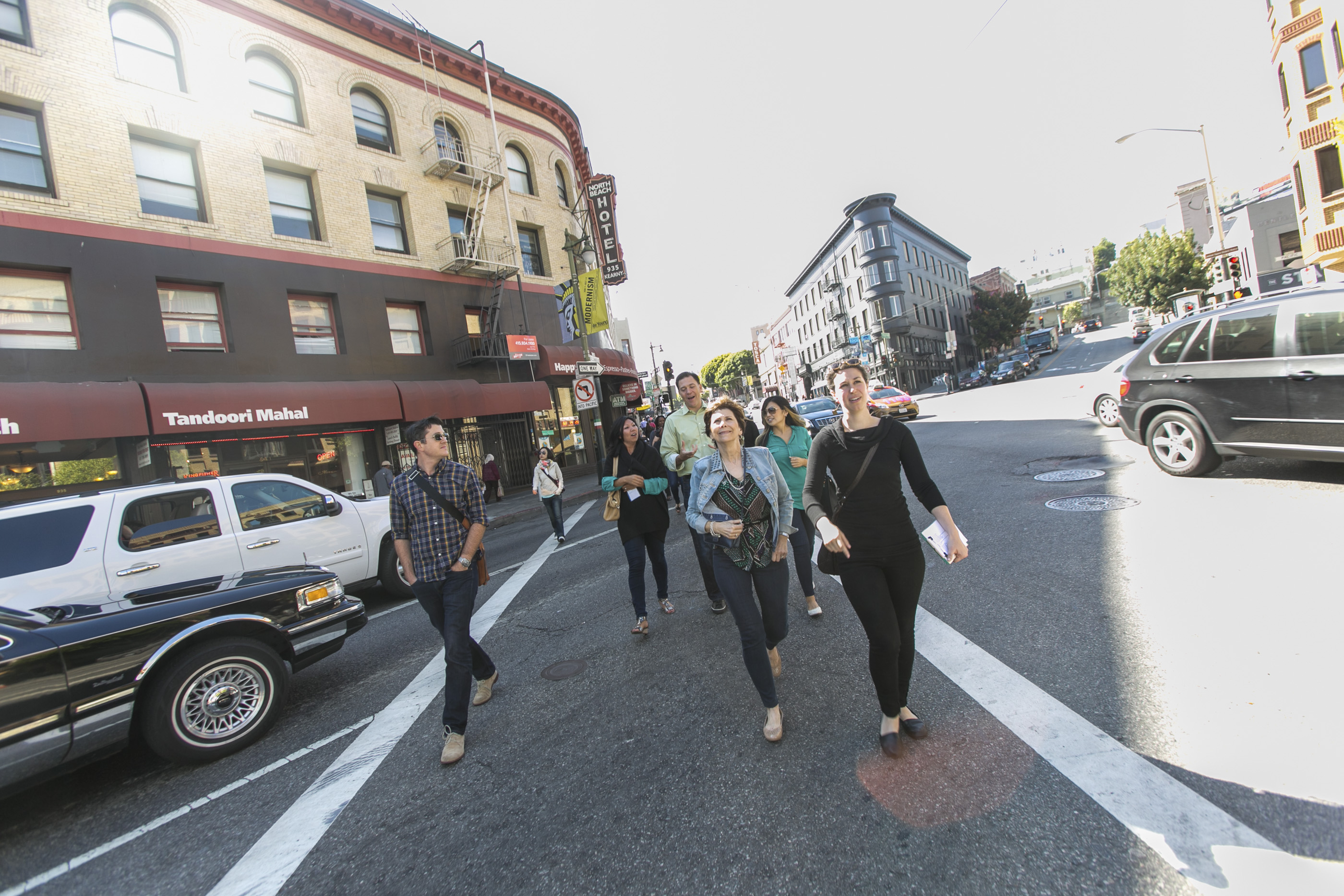 Avital Tours Tour guests walking on Street in North Beach 059_7866_BC_0129 .jpg