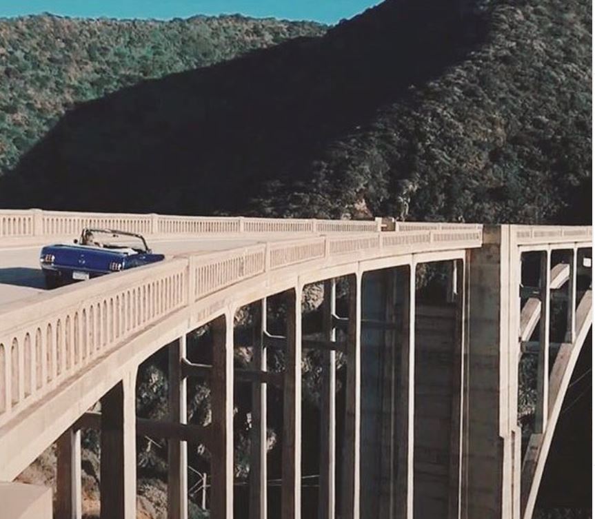 65-mustang-on-bixby-bridge