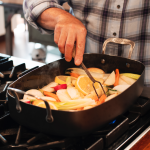 Blue Carbon Steel Roasting Pan