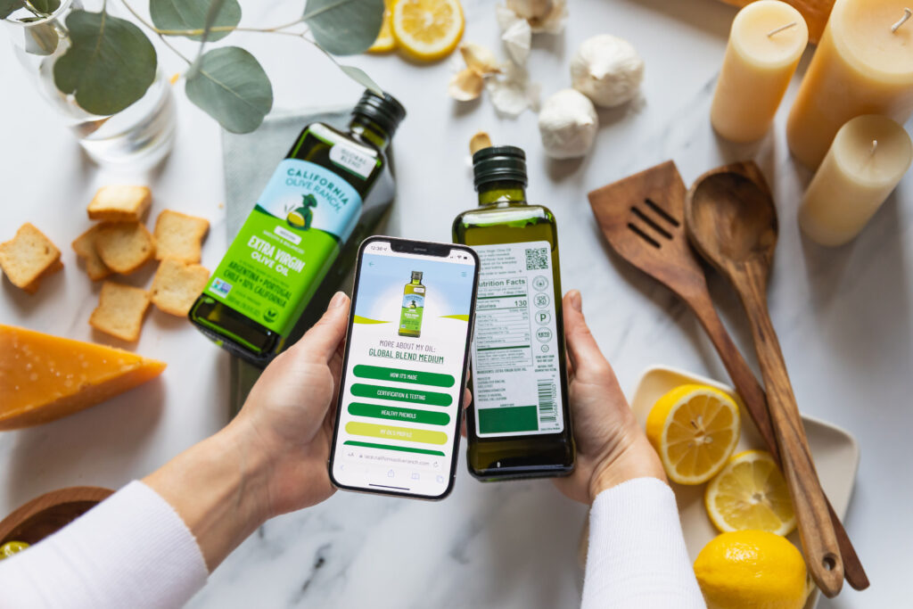 California Olive Ranch Smart Label