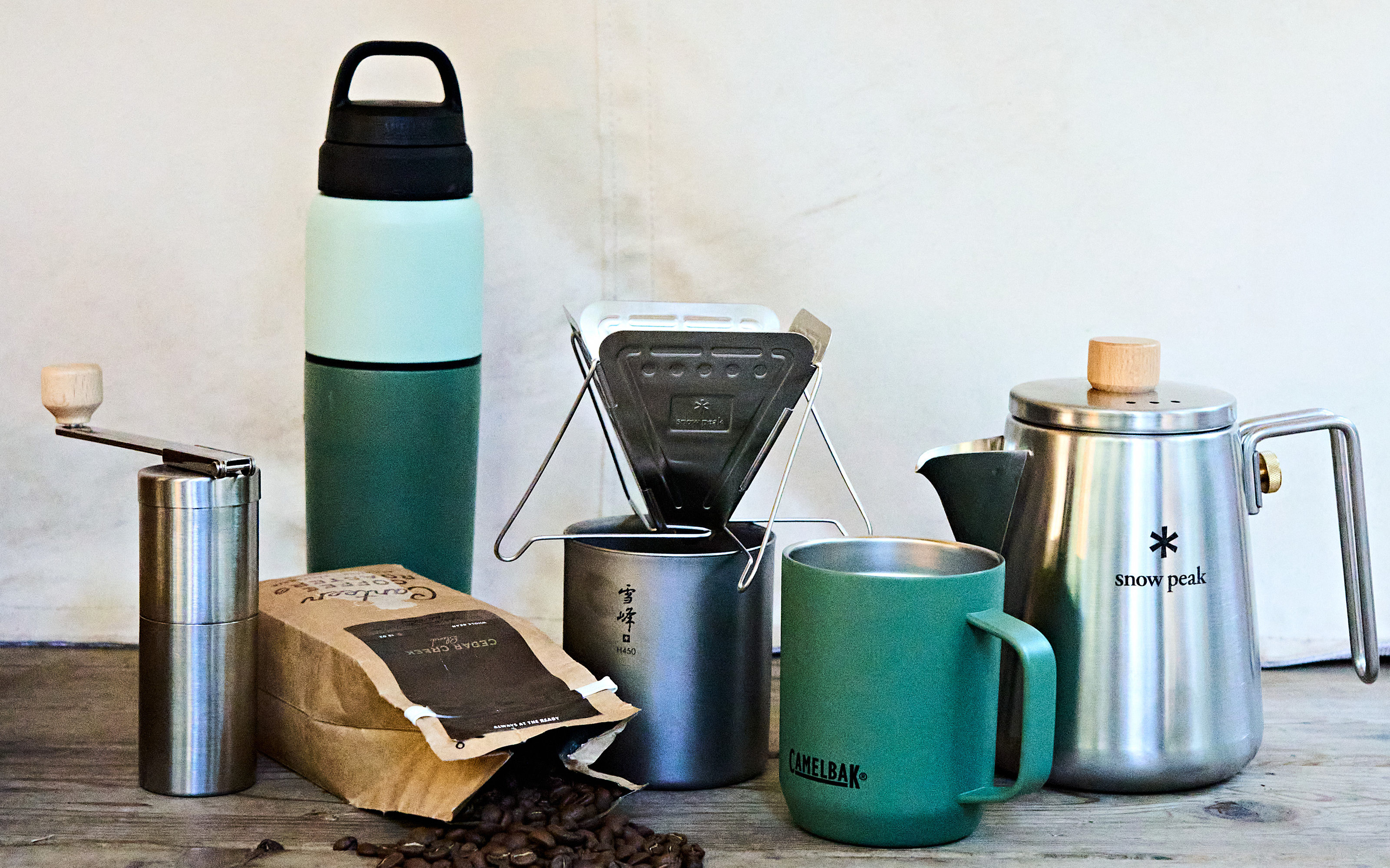 Campuccino camp coffee making gear