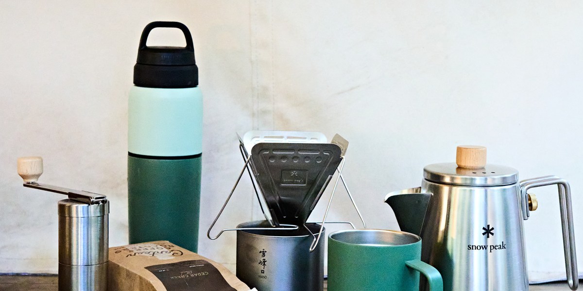 Campuccino camp coffee making gear