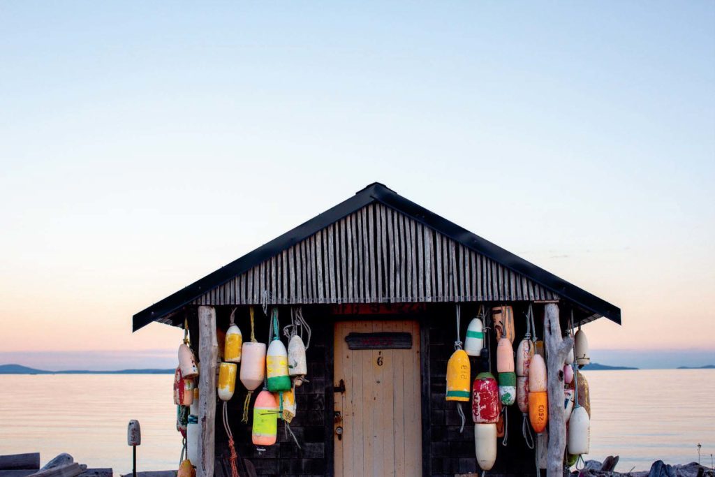 San Juan Islands boathouse