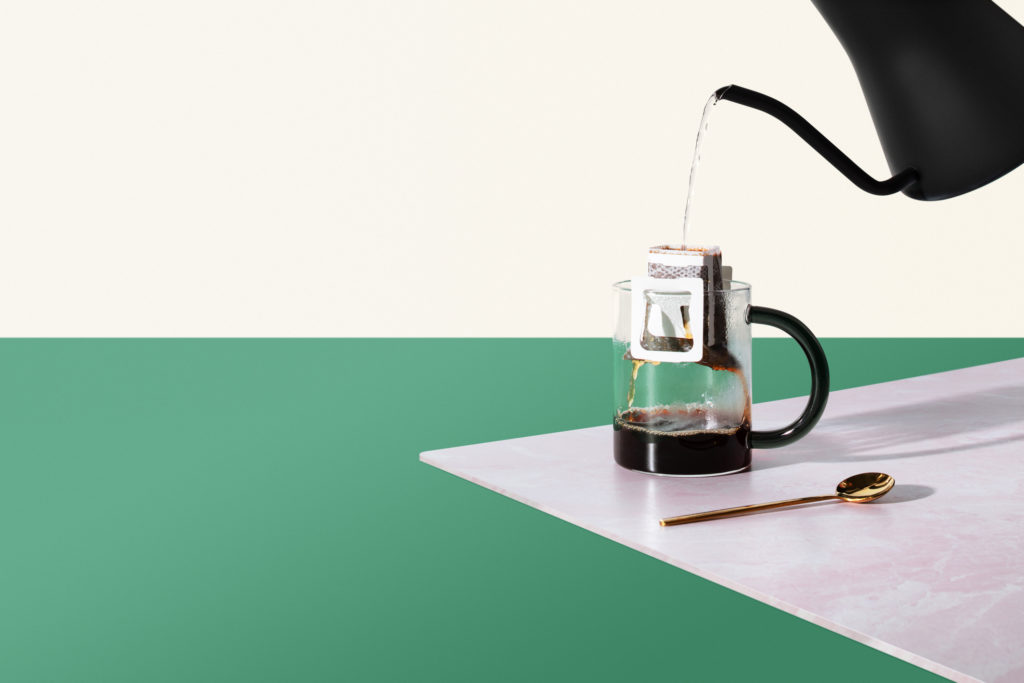 Copper Cow Coffee kettle pour