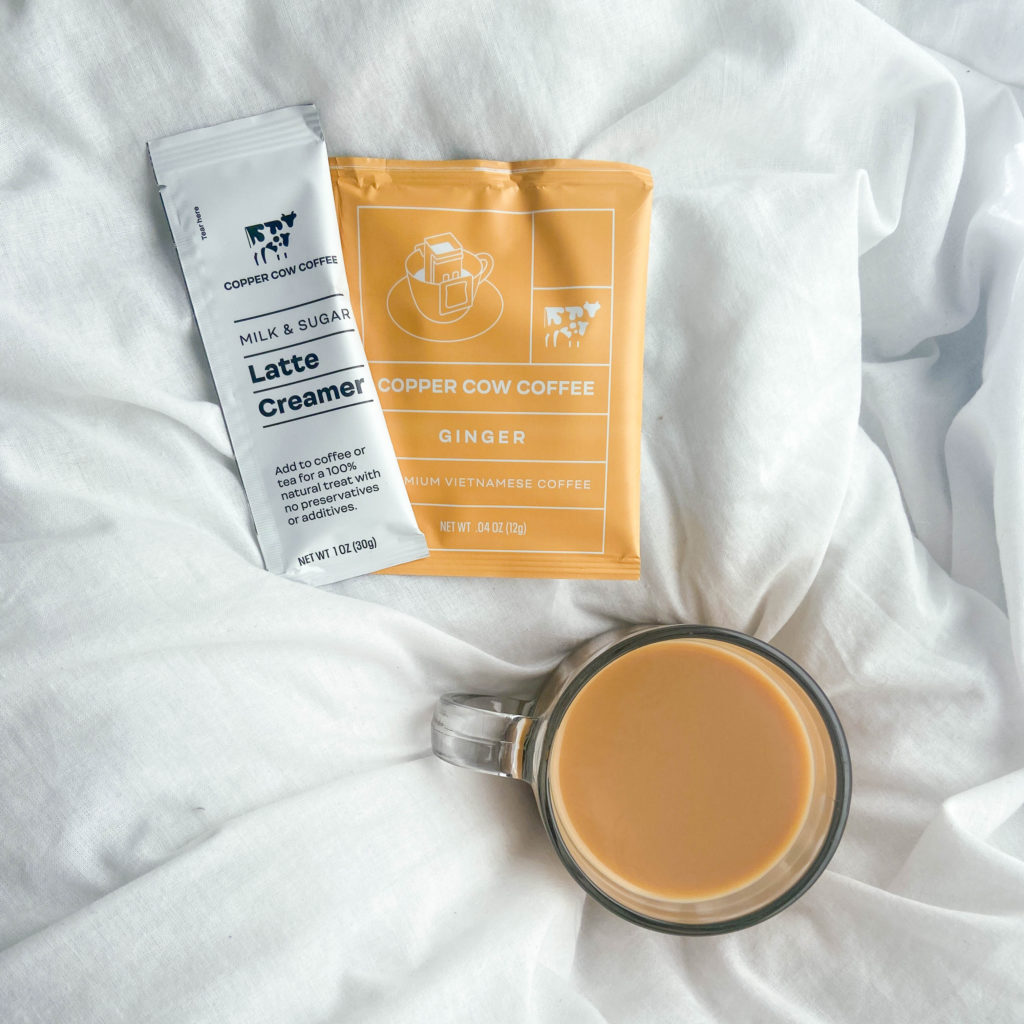 Copper Cow Coffee Ginger flavor