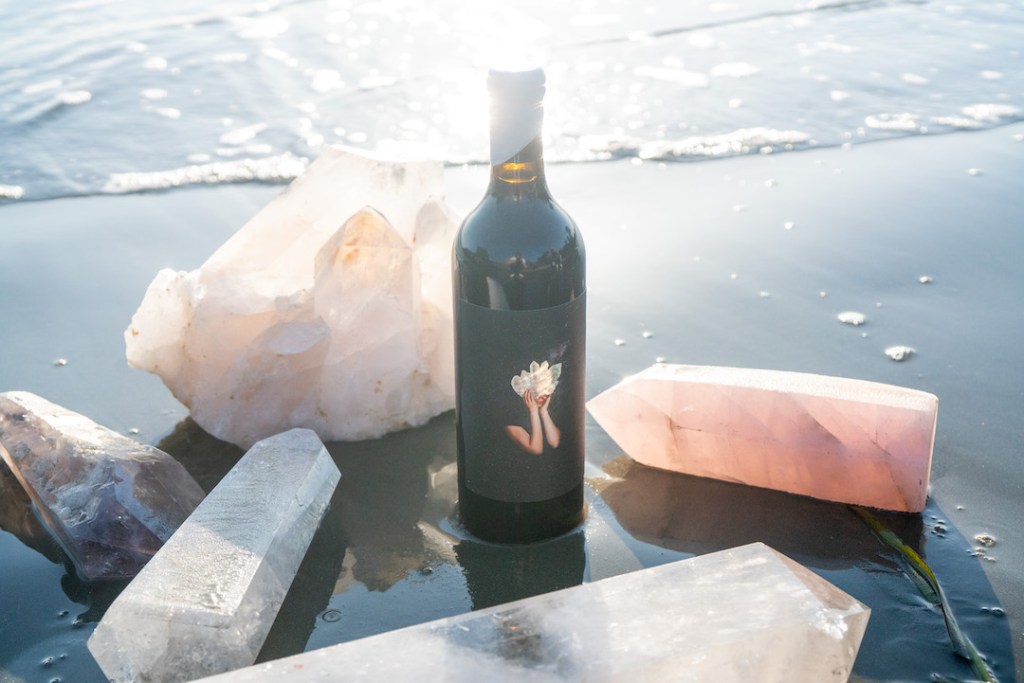 Of Course Californians Are Making Wine Charged with Crystals
