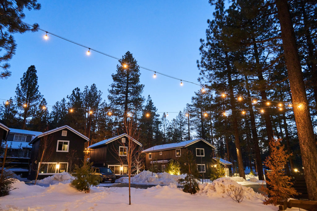 The exteriors at Noble + Proper Hotel in Big Bear