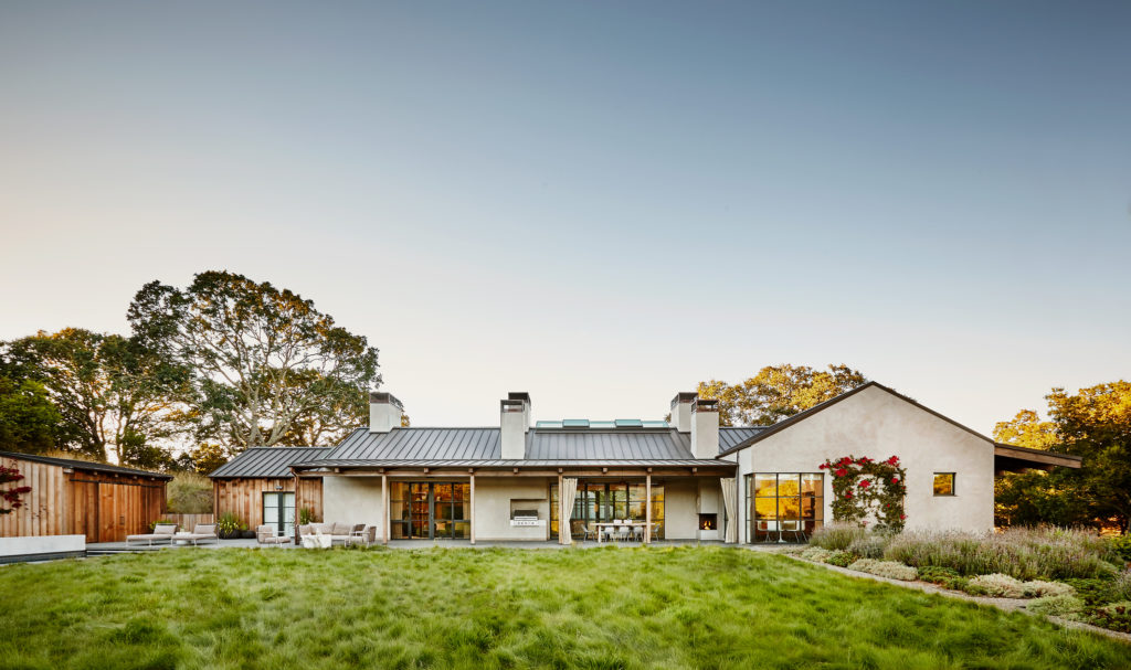 Portola Valley no-mow garden tour front yard