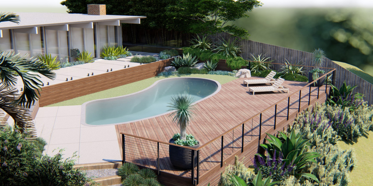 family-friendly backyard