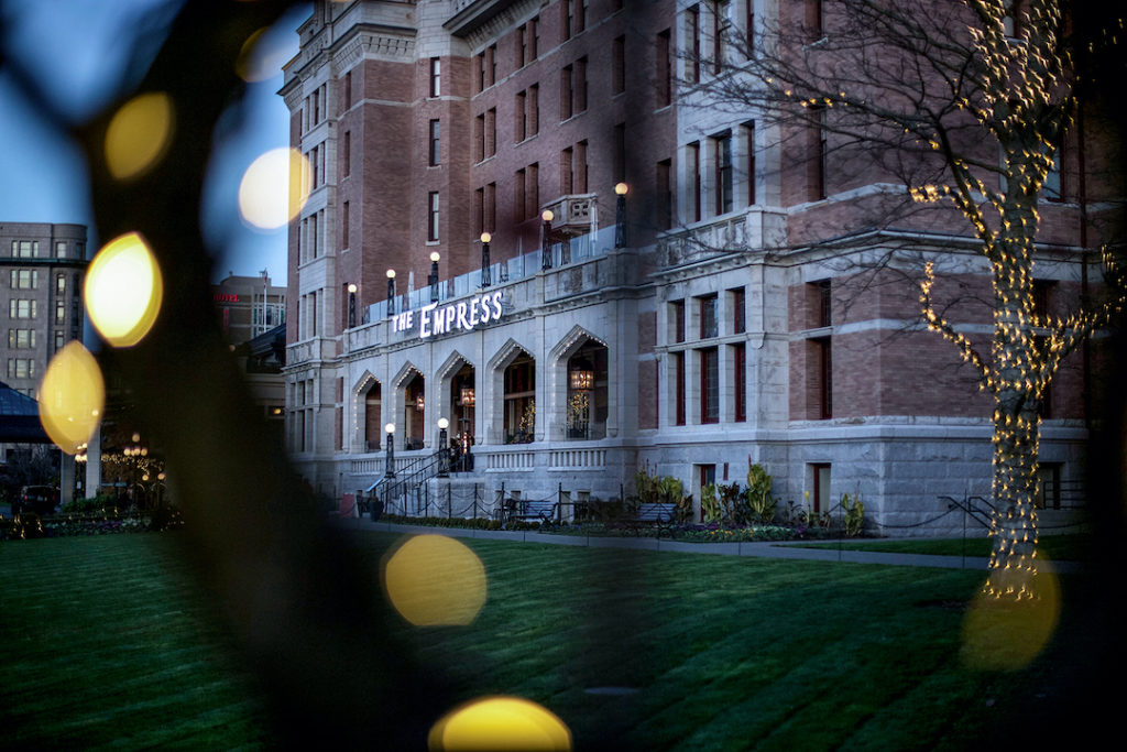 The Empress Hotel in Victoria, Canada