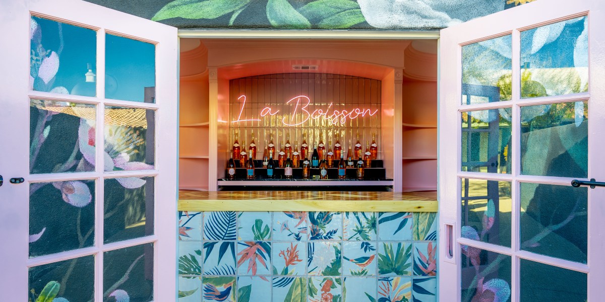 La Boisson wine bar at Fleur Noire Hotel