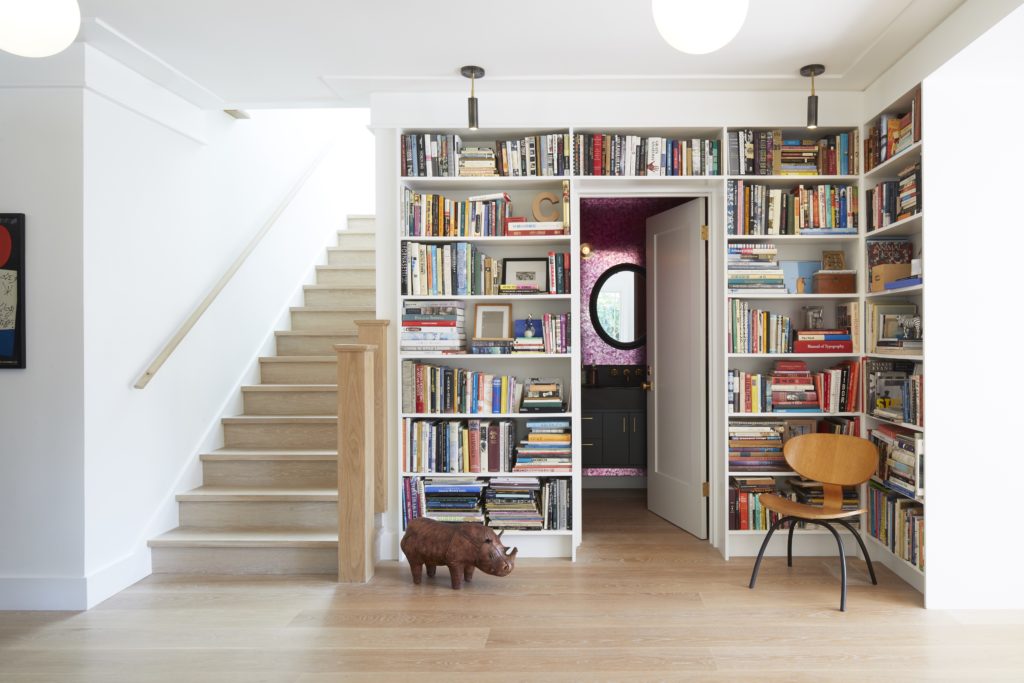 Gibbin Home Tour Bronstein Book Shelves