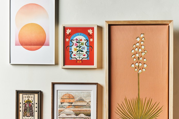 Gift Guide: Gallery wall of prints by Western artists
