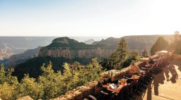 Adirondack chairs at Grand Canyon Lodge, Arizona