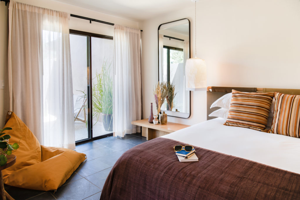 Two Bunch Palms hotel room - mineral hot springs resort and spa in Desert Hot Springs, California