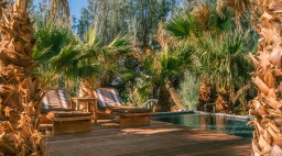 Two Bunch Palms pool - mineral hot springs resort and spa in Desert Hot Springs, California
