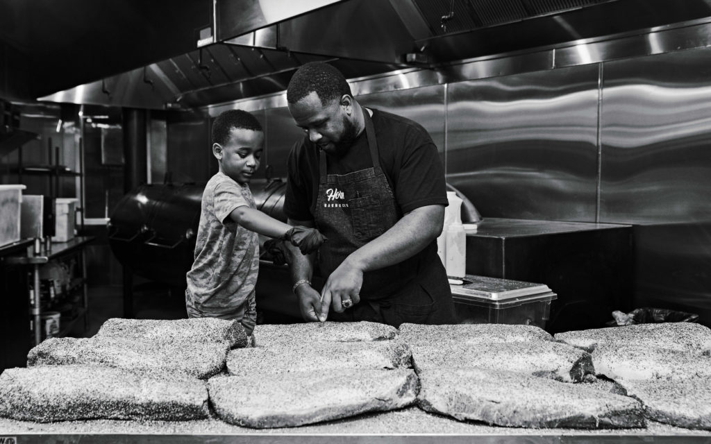 Matt Horn in the kitchen